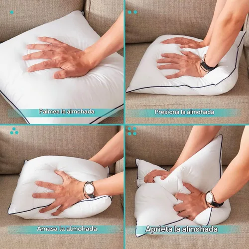 Vista 6 de Relleno de almohada alternativo de plumón de 18 x 18 pulgadas, 2