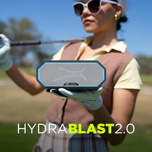 Vista 7 de Altec Lansing – Altavoz Bluetooth portátil HYDRABLAST 2.0, Resistente al agua IP67, Potencia de salida de 20W, Altavoz Bluetooth magnético (Raiders)