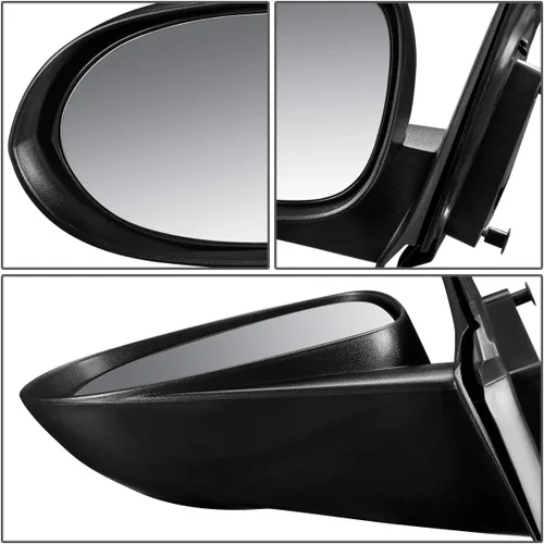 Vista 3 de Auto Dynasty CH1320264 - Espejo manual para puerta lateral izquierda/conductor, compatible con Dodge Caliber 07-12