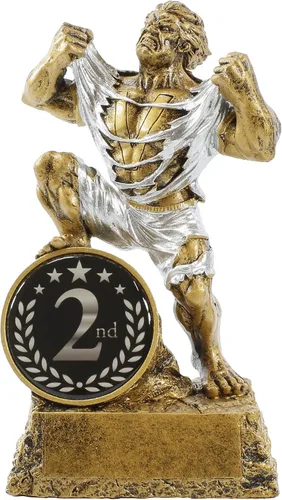 Vista 5 de Decade Awards Monster Trophy - 6.75 Inch Tall - Victory Beast Award with 1st or 2nd Place Insert - Engraved Plate on Request 1er lugar