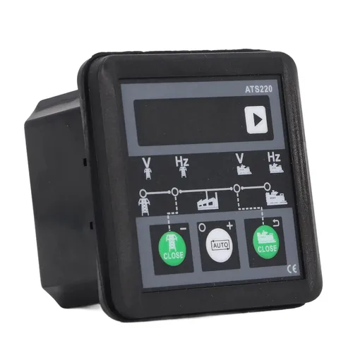 Vista 8 de Controlador automático 30-300V del ATS del interruptor de transferencia para la conmutación de energía del generador