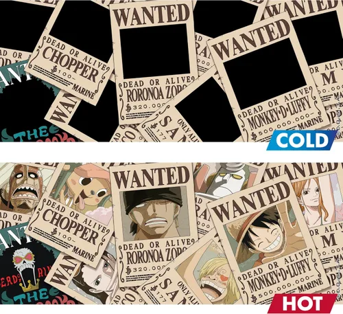Vista 8 de ABYSTYLE Taza One Piece Wanted Heat Change de 16 onzas líquidas Anime Manga Drinkware Home & Kitchen Merch Gift (ABYPCK203_US)