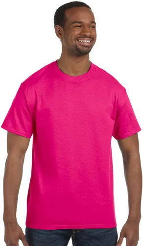 Vista 154 de Gildan Camiseta G500 para hombre Ceniza/baya