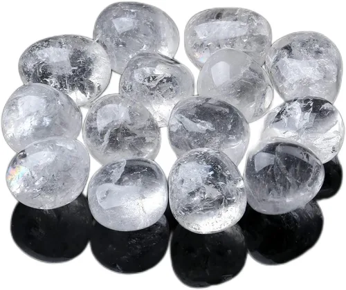 Vista 15 de MAIBAOTA Piedras de cristal de obsidiana negra, cristales curativos naturales pulidos a granel, piedras de cristal de equilibrio energético, jarrón