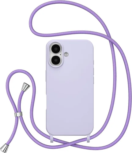 Vista 17 de ZTOFERA Funda para iPhone Air con correa, funda cruzada para teléfono con cordón ajustable para el cuello en los hombros, silicona suave a prueba