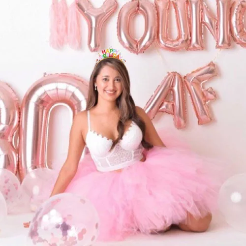Vista 3 de NVENF Diadema de cumpleaños para niña, feliz cumpleaños, corona, pastel, tiara de cumpleaños para niñas, accesorio de cumpleaños