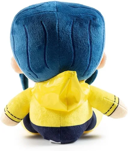 Vista 3 de Kidrobot Coraline - Peluche Phunny con ojos de botón