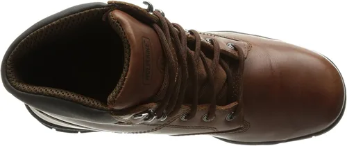 Vista 5 de Wolverine Harrison botín de trabajo con cordones para hombres 6 pulgadas