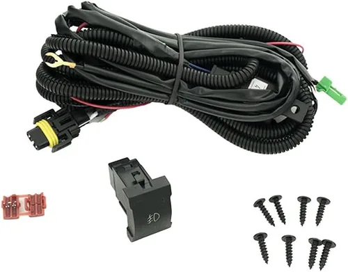 Vista 7 de Conjunto de luces antiniebla compatible con Hyundai Accent 2012-2016 Lámparas antiniebla con biseles y juego de montaje L & R Side