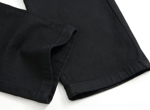 Vista 8 de Pantalón de jean elastizado, ajustado, moderno, para hombre.