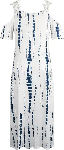 Vista 4 de ZEFOTIM Vestidos de verano para mujer, sin mangas, floral, cuello en V, minivestido tipo camiseta, casual, salida de baño, salida de baño