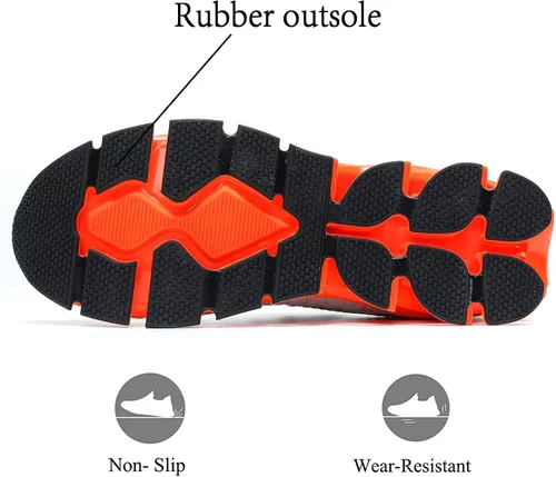 Vista 4 de Zapatos deportivos para hombre sin cordones para caminar y correr, tenis con diseño de hoja, informales, cómodos, antideslizantes, para el trabajo