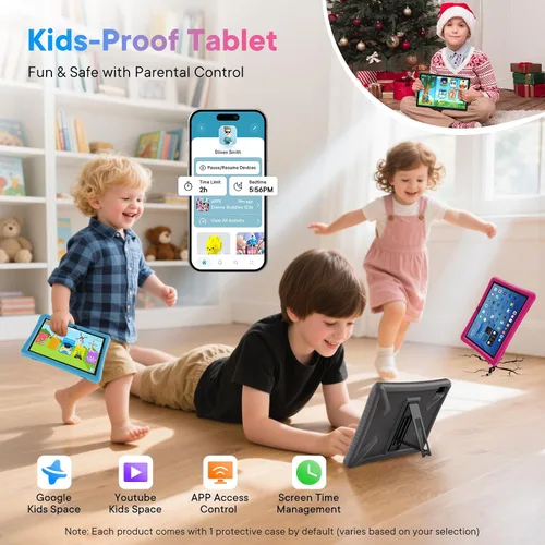Vista 8 de HAOVM Tablet Android 15 de 8 pulgadas, tableta desbloqueada con SIM 4G, CPU Octa-Core 2.0GHz, 12 GB+64 GB, TF expandible, pantalla IPS, WiFi 5G