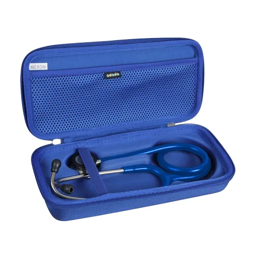 Vista 10 de Adada Estuche rígido de viaje para estetoscopio de monitoreo 3M Littmann Classic III (negro)