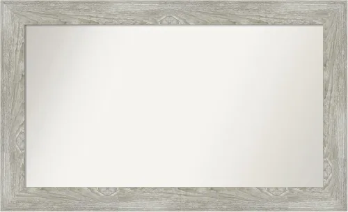 Vista 135 de Amanti Art Espejo personalizado, espejo de baño Alexandria Greywash, espejo de pared o espejo de tocador de baño sobre el fregadero