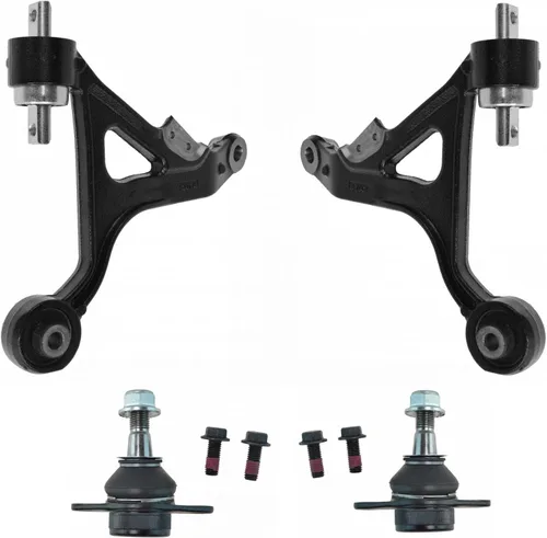 Vista 42 de TRQ Brazo de control superior e inferior del lado del conductor y del pasajero con juego de rótulas compatible con Chevrolet GMC 89-02