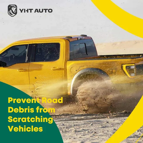 Vista 5 de YHTAUTO Defensas de guardabarros de estilo de fábrica OE con kit de herrajes compatibles con Chevy Silverado y GMC Sierra 1500/2500 1999-2006, 1500