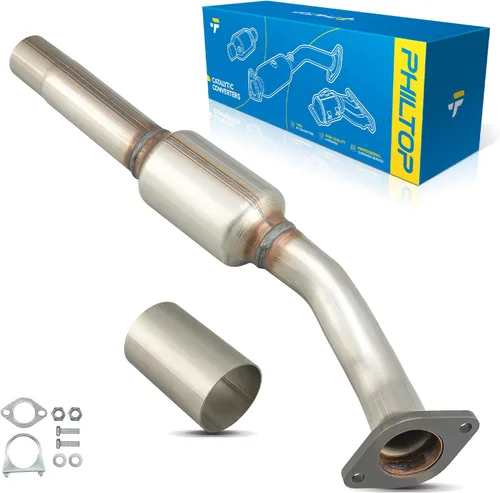Vista 99 de PHILTOP Convertidor Catalítico de Ajuste Directo para Murano 2009 2010 2011 2012 2013 2014 3.5L, Cáscara de Acero Inoxidable Aluminio 203-1010
