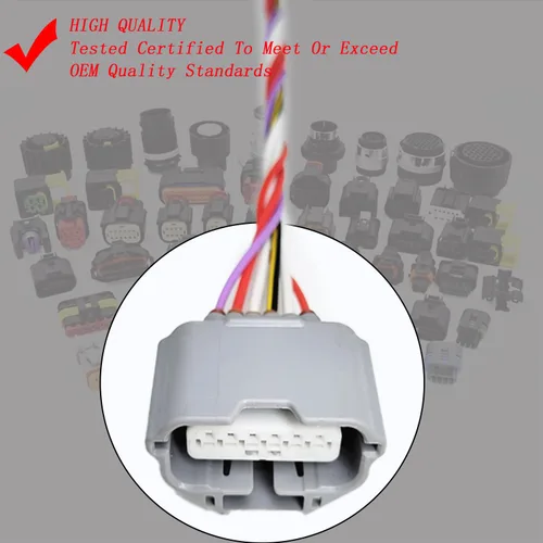 Vista 6 de Sensor de flujo de aire masivo Conector Conector de Coleta Arnés 22680-1MG0A AFH60M-39 Reemplazo para Nissan Infinity