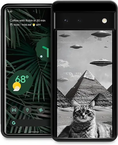 Vista 13 de CARLOCA Funda compatible con Google Pixel 4A 5G, diseño gráfico de moda, a prueba de golpes, antiarañazos, protección contra caídas, para Google