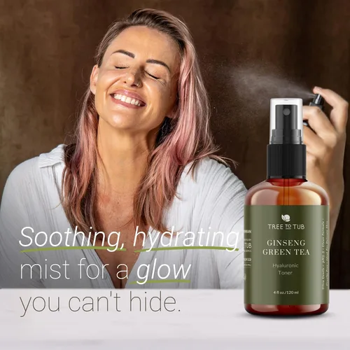 Vista 2 de Tree to Tub Spray de tóner para piel sensible y retinol hidratante facial antienvejecimiento para piel seca y sensible, hidratante facial