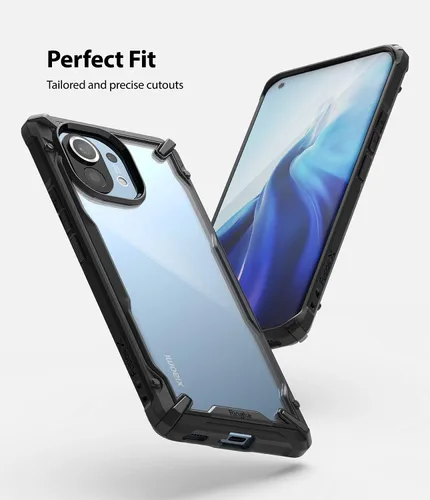 Vista 6 de Ringke Fusion-X - Funda compatible con Xiaomi Mi 11, diseño protector de grado militar resistente, color negro