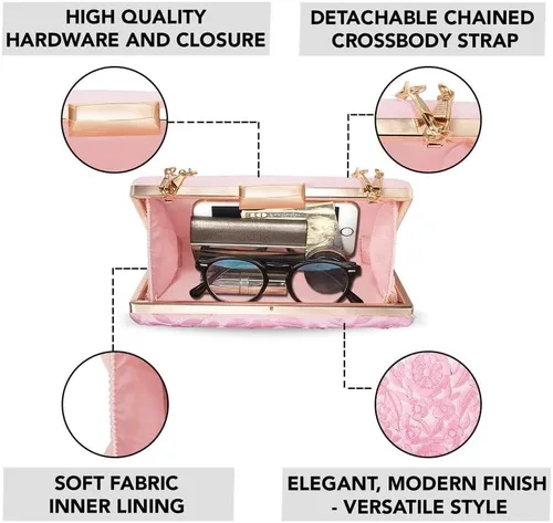 Vista 3 de Potli Purses For Women Handmade Evening Handbag Stylish Bridal Fashion Wristlet Bag For Girls