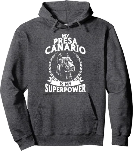 Vista 4 de My Presa Canario Is My Superpower Dog Lover Presa Canario - Sudadera con capucha