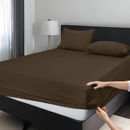 Vista 15 de LUX Décor - Sábana bajera individual – Sábanas de microfibra elástica 360 pulgadas fácil de ajustar, bolsillo profundo de 16 pulgadas, resistente a