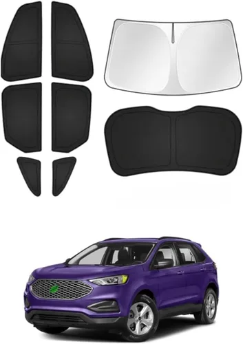 Vista 44 de T TGBROS Parasol para parabrisas para BMW X1 F48 2016 2017 2018 2019 2020 2021 2022 para ventana de automóvil, con bloqueo UV grueso y opaca