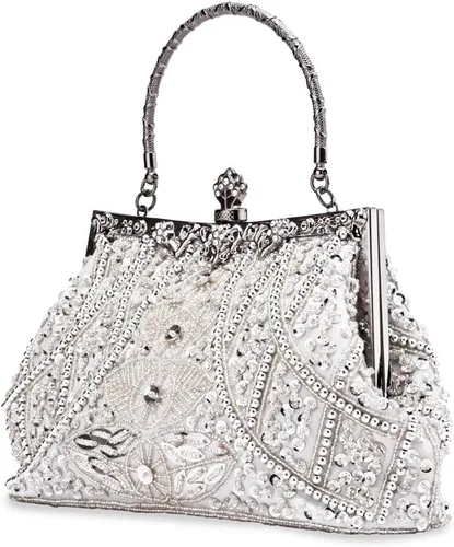 Vista 8 de Cartera de mano de mujer para la noche, de diseño, bolso de mano para damas, para fiestas, casamientos, ideal para regalar Hand Bag, Lady, Party