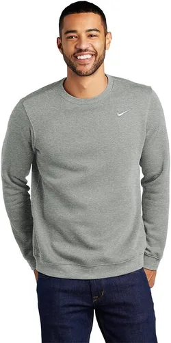 Vista 8 de Nike Club - Sudadera de vellón con cuello redondo para hombre