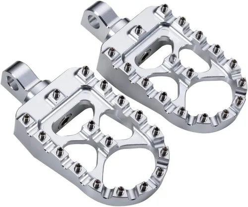 Vista 8 de Hopider Foot Pegs Compatible with harley Dyna Sportster Fatboy Iron 883 Negro