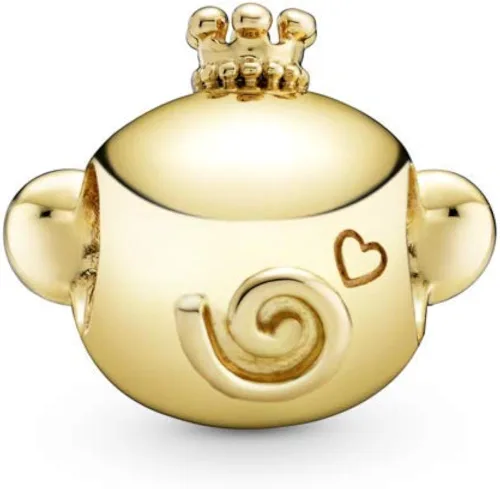 Vista 2 de PANDORA - Señales brillantes del zodiaco chino de 18 quilates chapado en oro pandora Shine Collection Charm Mezcla de metal única chapada en oro