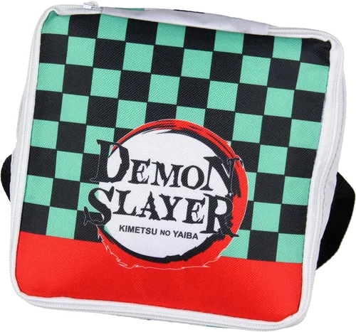 Vista 2 de JUST FUNKY Demon Slayer Tanjiro Kamado - Lonchera aislada para hombres y mujeres, 8 pulgadas