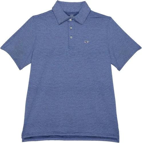 Vista 8 de vineyard vines Polo St. Jean Stripe Sankaty para niño (bebé/niños pequeños/niños grandes)