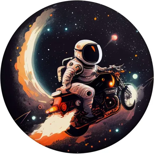 Vista 3 de PopSockets de astronauta espacial intercambiable PopGrip