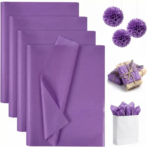 Vista 21 de Koogel 330 hojas de papel de seda, papel de seda multicolor de 14 x 10 pulgadas para bolsas de regalo, vacaciones, cumpleaños, manualidades
