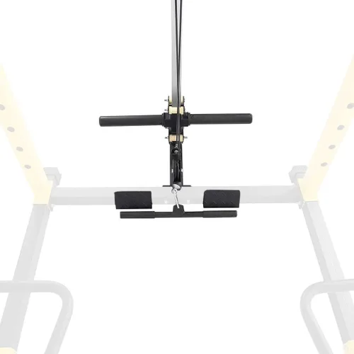 Vista 8 de HulkFit Equipo de ejercicio multifuncional ajustable Pro Series Power Rack Power Cage para gimnasio en casa con aditamentos para rack de sentadillas