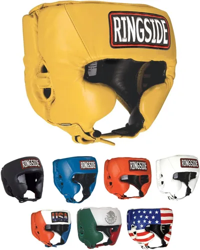 Vista 18 de Ringside, Muay Thai, MMA, casco con protección para enfrentamiento de boxeo con laterales