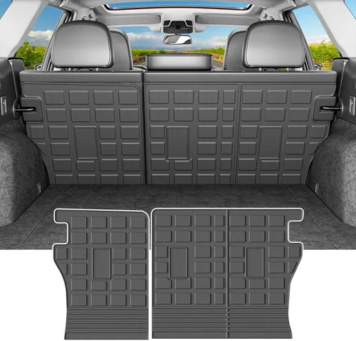 Vista 25 de powoq Alfombra de Carga Compatible con Jeep Grand Cherokee L 2021-2025 Alfombra de Maletero Overland Forro de Carga TPE Forro de Maletero