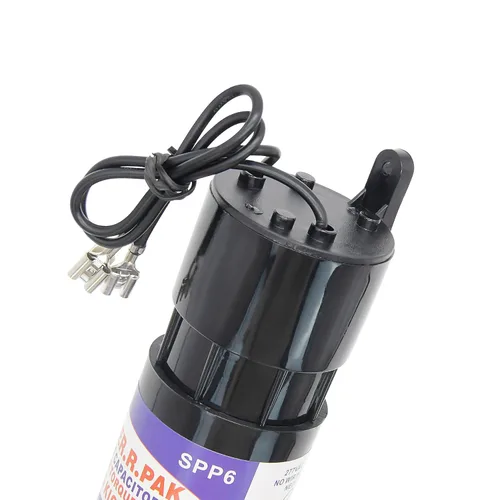 Vista 3 de Kit de condensador de arranque duro SPP6 Supco Super Boost (1/2 a 10 H.P.) apto para aire acondicionado, aumenta el par de arranque del compresor