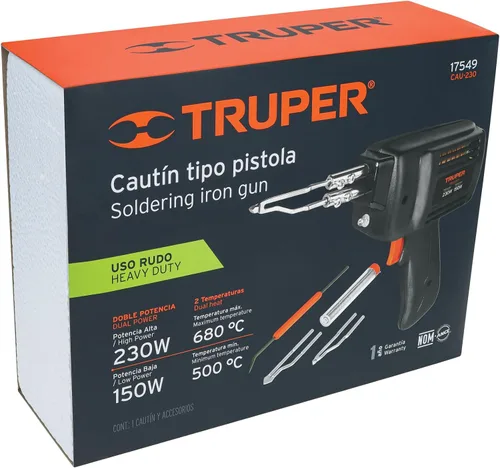 Vista 6 de TRUPER CAU-230 Pistolas de soldadura de calor duales 230W