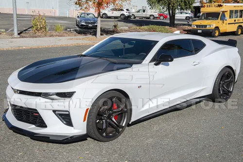 Vista 2 de Repuesto para modelos Chevrolet Camaro LT LS RS SS 2016 Par de extensión de panel basculante de faldas laterales estilo ZL1
