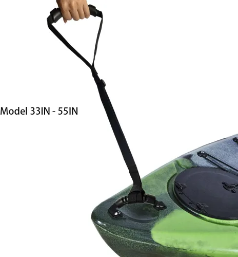 Vista 3 de Correa de asistencia de pie para kayak, asas de arrastre de canoa, cordón ajustable para tracción de SUP, kayak, ayuda de pie, accesorios