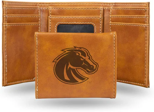 Vista 149 de NCAA Rico Industries - Billetera triple grabada con láser, con grabado láser, accesorio para hombre
