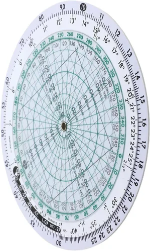 Vista 3 de E6B-R Flight Computer 6in Plastic Aviation Slide Rule(E6B-R)