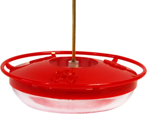Vista 8 de Aspects 430 Hummzinger Highview Mini comedero para colibríes, rojo/transparente, 8 onzas