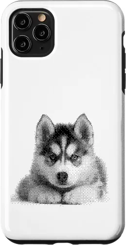 Vista 13 de Cute Siberian Husky for Dog Mom and Paw Parents Case for iPhone XR