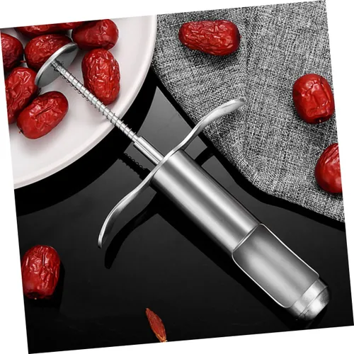 Vista 4 de Ciieeo Herramienta de eliminación de núcleo de azufaifo, descorazonador de frutas de cocina para fácil eliminación de fosas rojas, diseño ligero